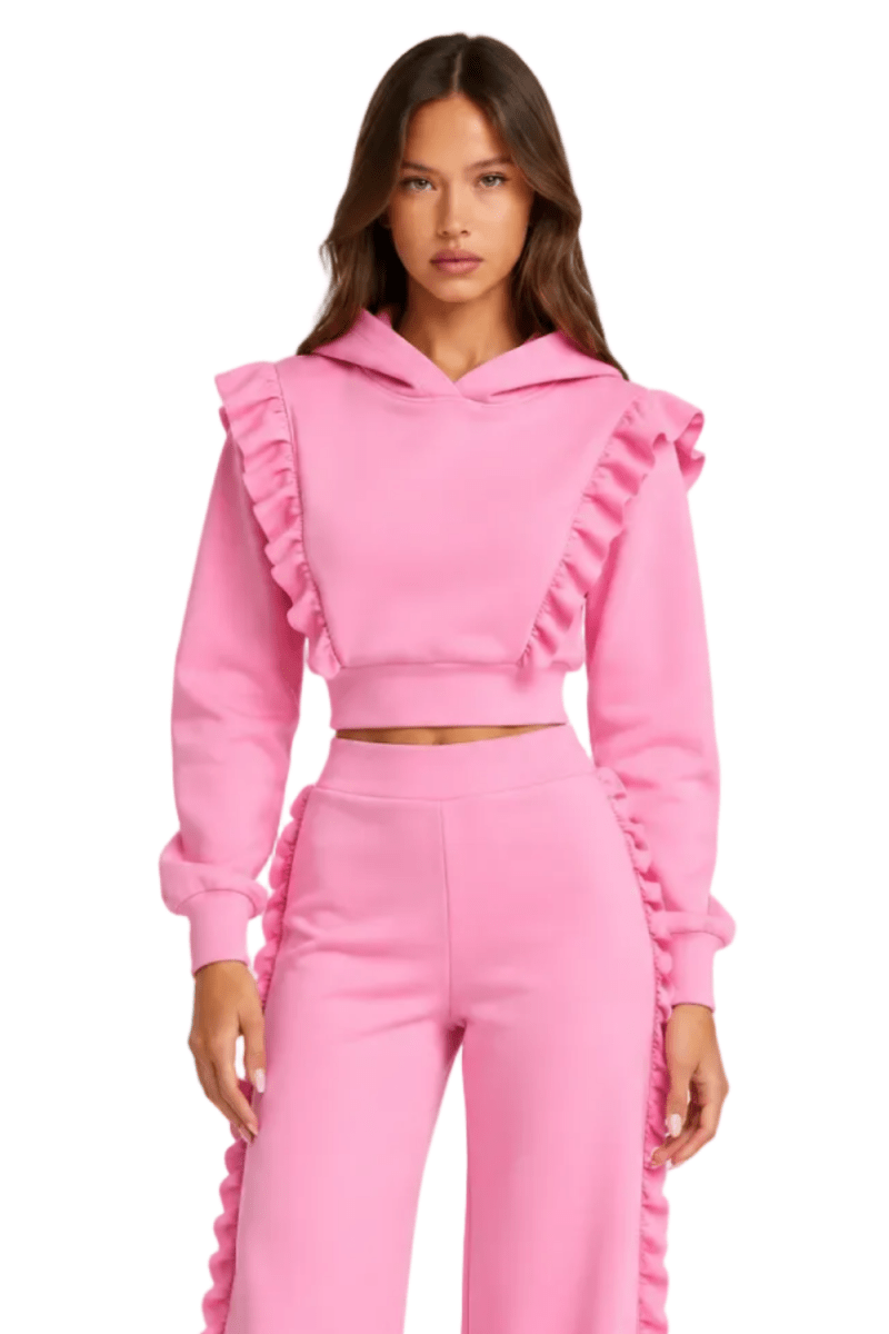 NUAGE CROPPED HOODIE | Matte - La Maniere