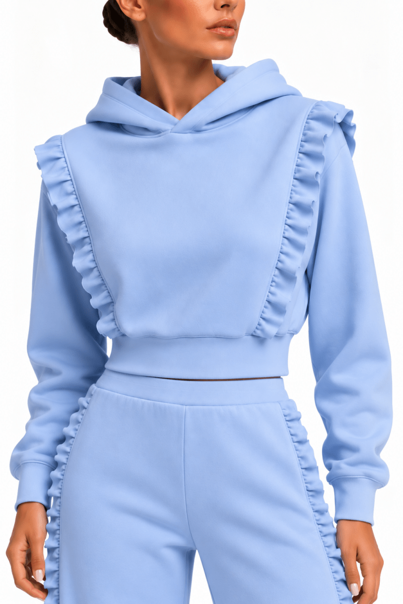 NUAGE CROPPED HOODIE | Matte - La Maniere